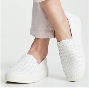 Sam Edelman - Women's Eda White Slip-On Sneakers